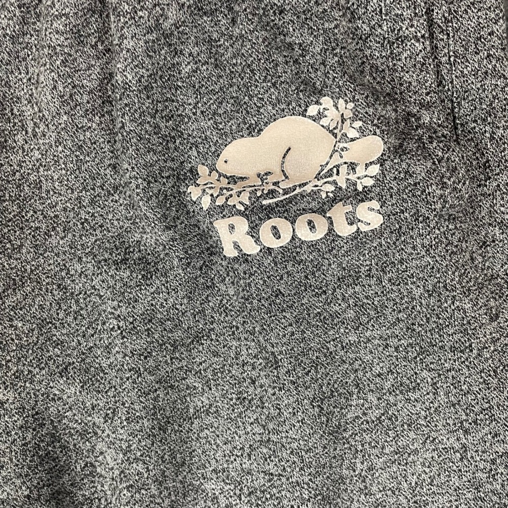 Roots Canada Sweatpants Womens Medium Gray Jogger Logo Lounge Activewear Comfort - Picture 3 of 8